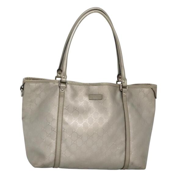 GUCCI GG Implementation Tote Bag Silver - Picture 1 of 16